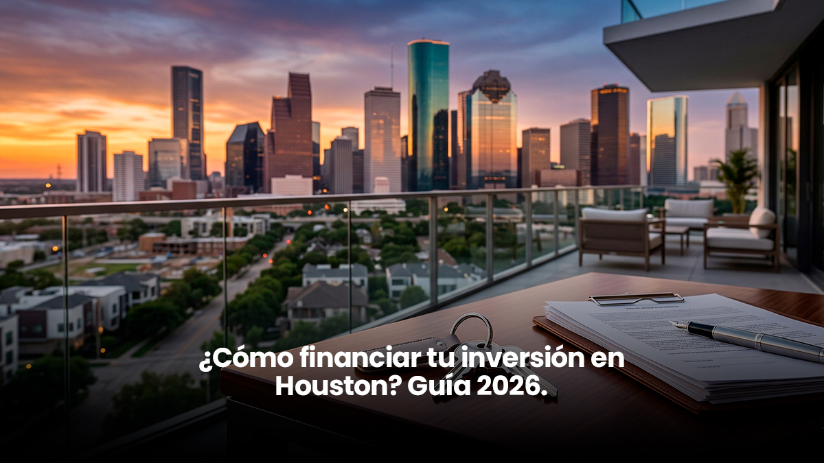 Cómo financiar tu inversión en Houston Guía 2026