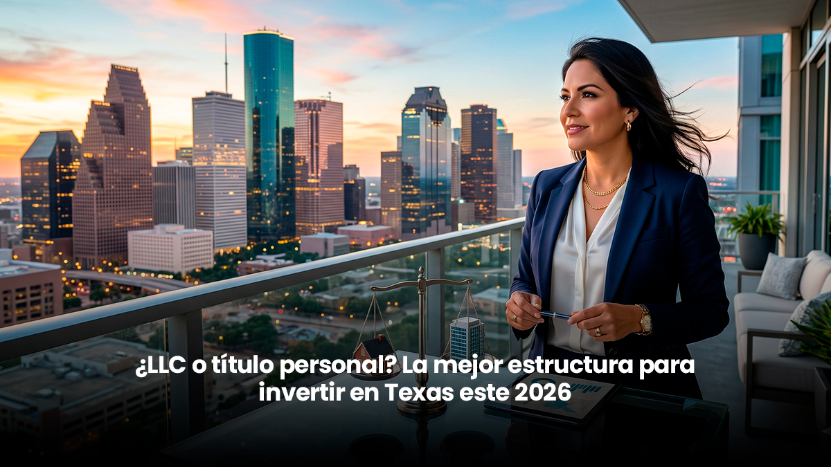 LLC o título personal La mejor estructura para invertir en Texas este 2026