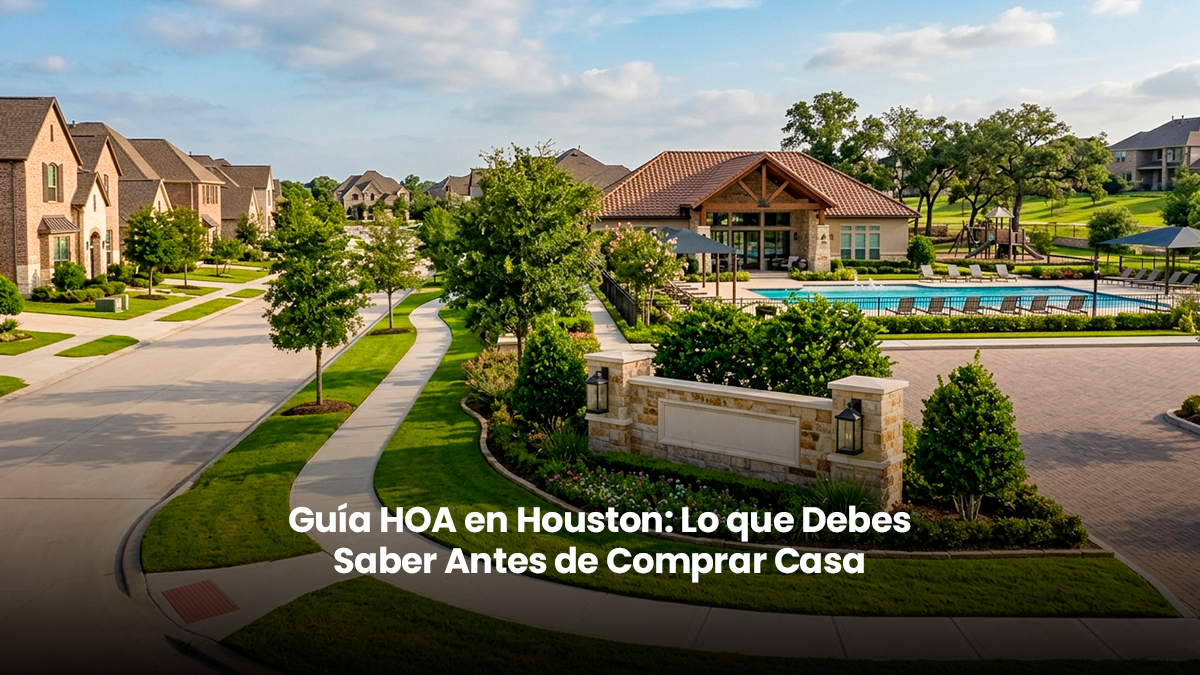 Guía HOA en Houston Lo que debes saber antes de comprar casa