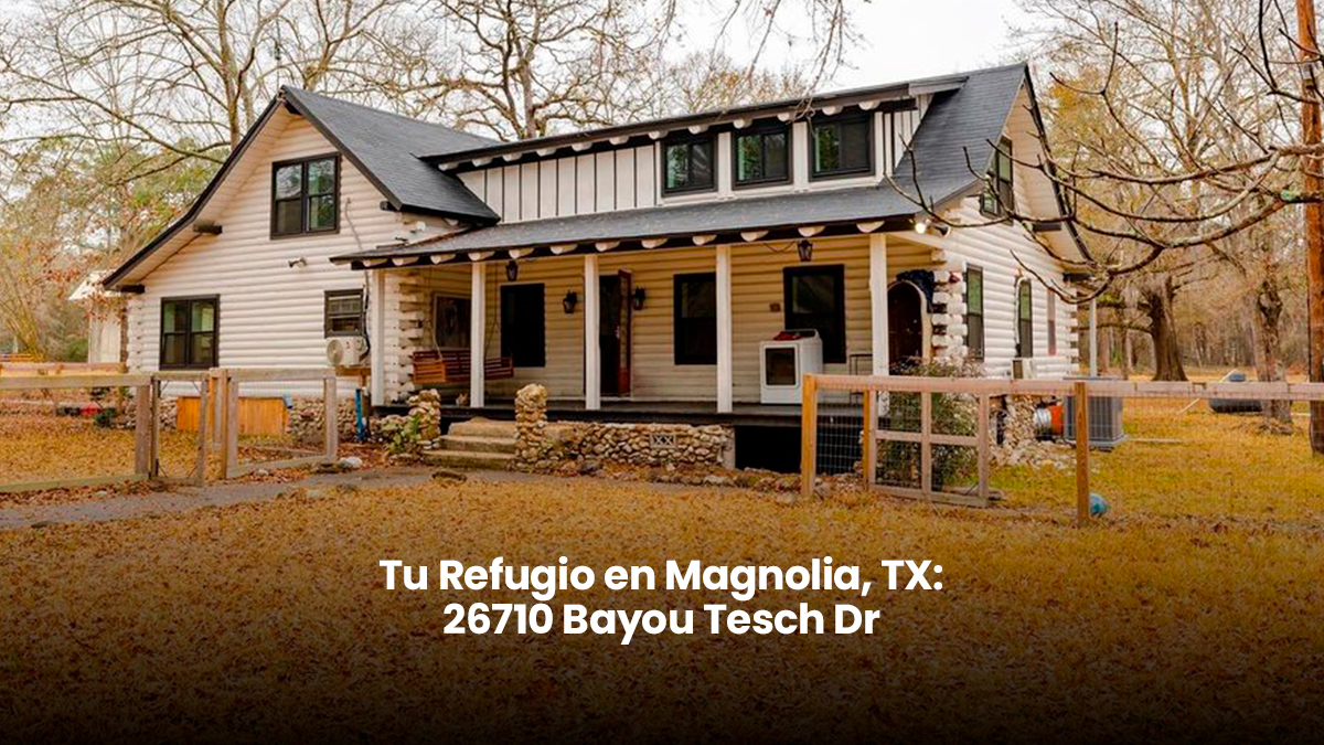 Tu Refugio en Magnolia, TX: 26710 Bayou Tesch Dr